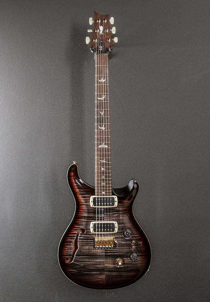 40th Anniversary Custom 24-08 Semi-Hollow Limited Edition - Charcoal Tri-Color Burst