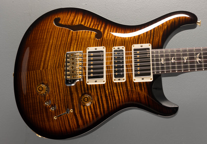 Special Semi-Hollow 10 Top - Black Gold Wraparound Burst
