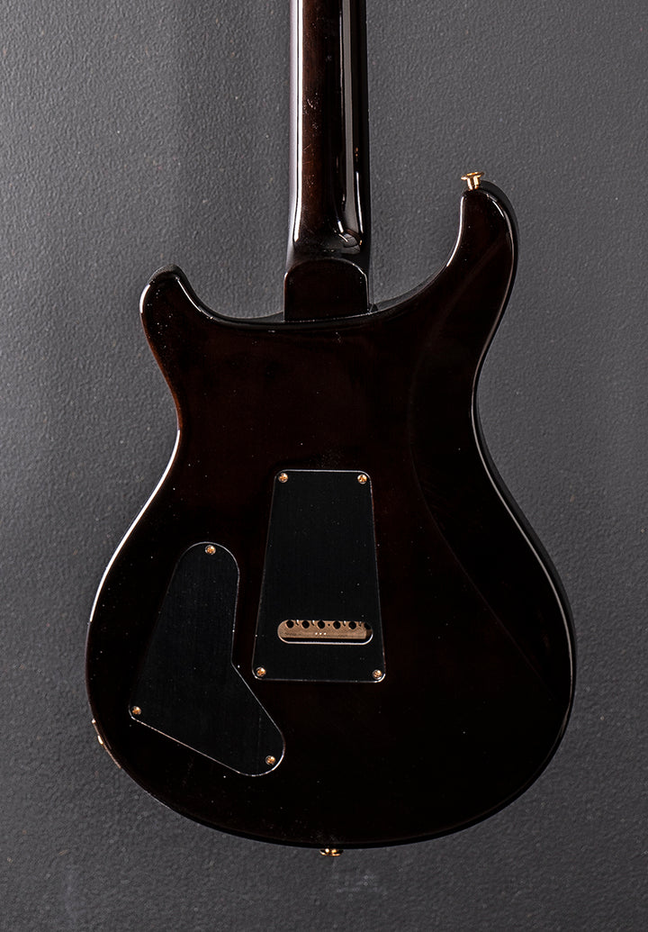 Studio 10 Top - Black Gold Wraparound Burst
