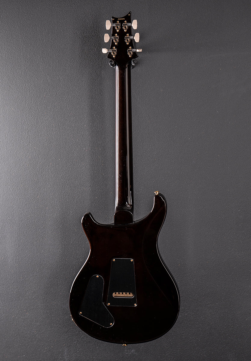 Studio 10 Top - Black Gold Wraparound Burst