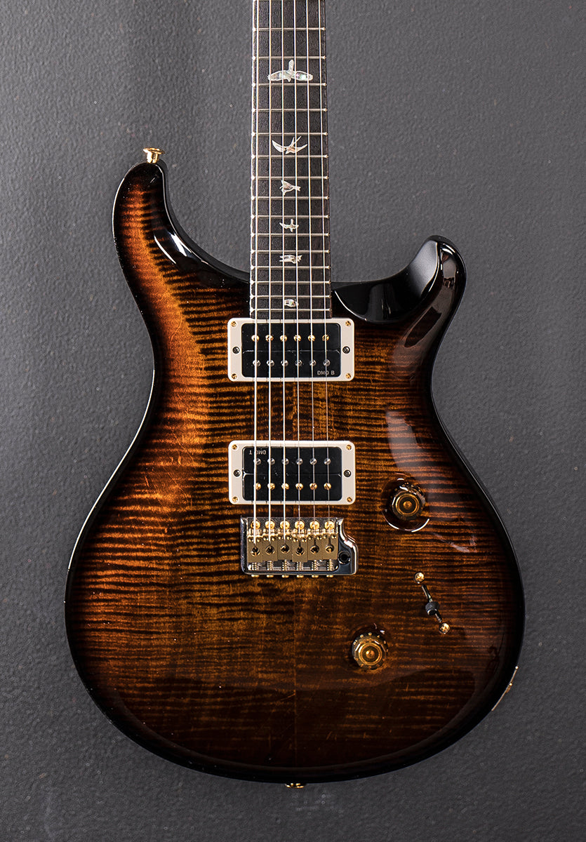 Custom 24 10 Top - Black Gold Wraparound Burst