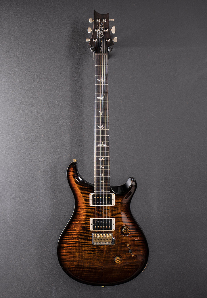 Custom 24 10 Top - Black Gold Wraparound Burst