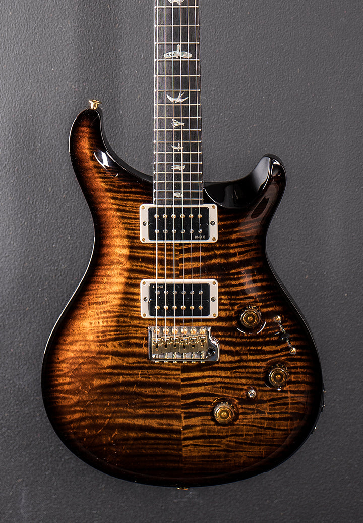 Custom 24 Piezo 10 Top - Black Gold Wraparound Burst