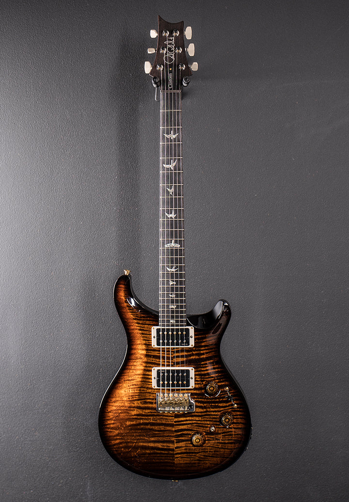 Custom 24 Piezo 10 Top - Black Gold Wraparound Burst