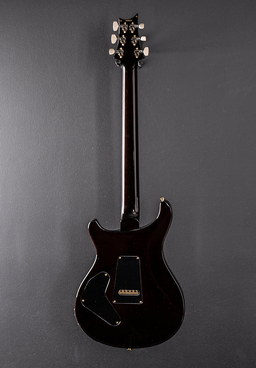 Custom 24 Piezo 10 Top - Black Gold Wraparound Burst