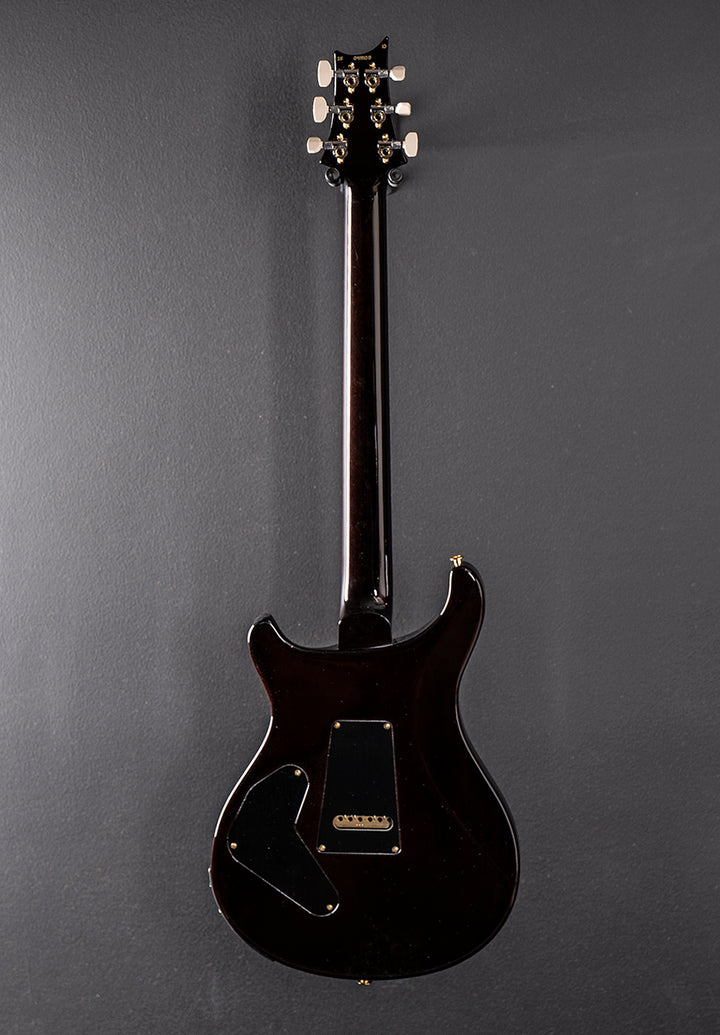 Custom 24 Piezo 10 Top - Black Gold Wraparound Burst