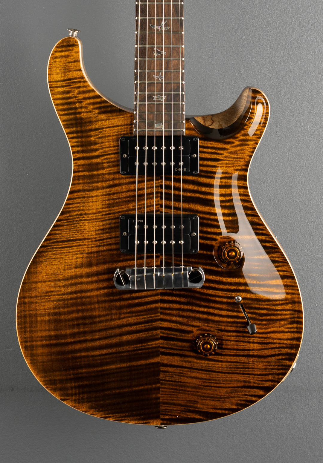 Wood Library Custom 24 Stoptail Limited Edition - Tiger Eye