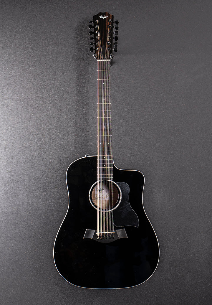 250CE-BLK Plus 12 String