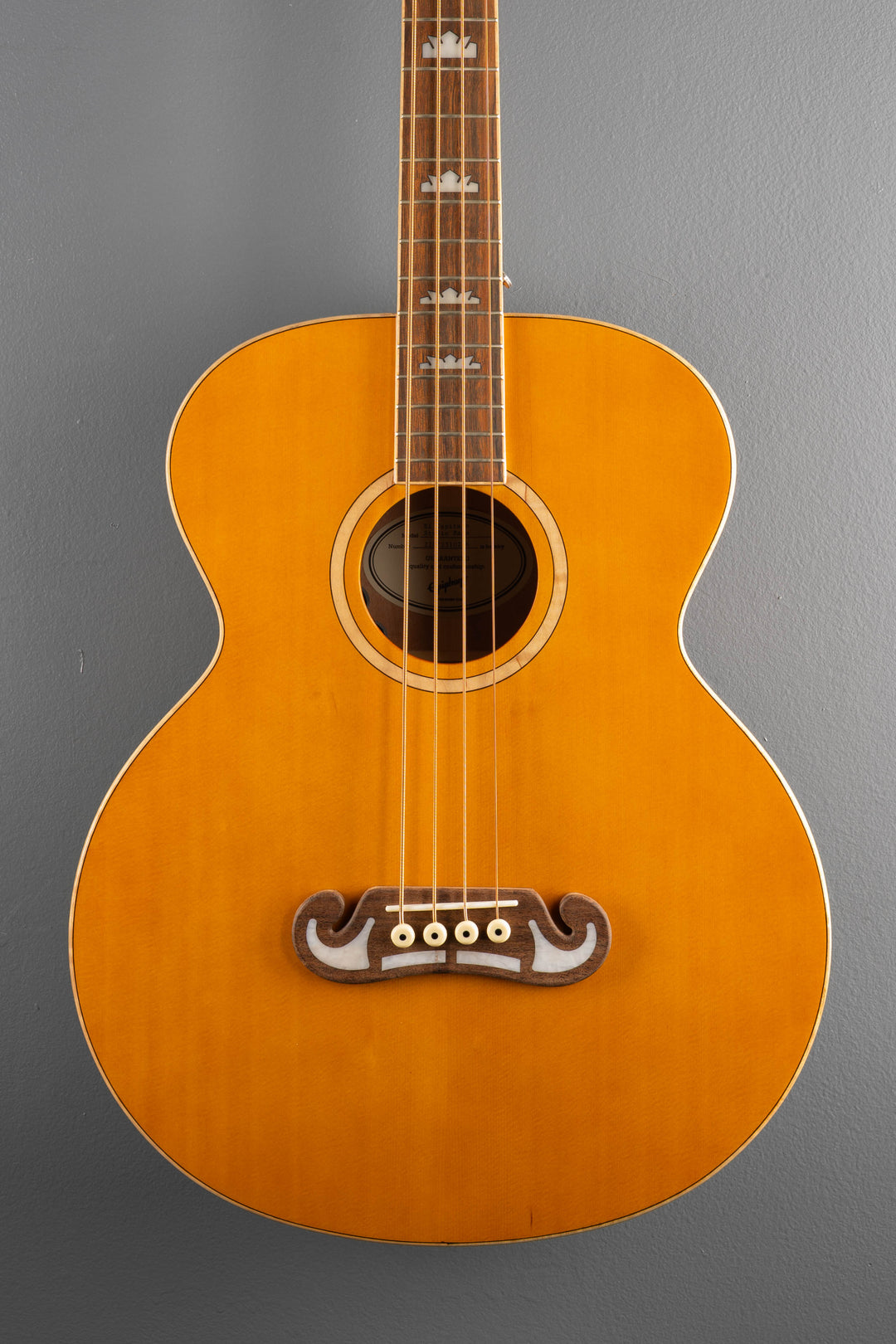 El Capitan J-200 Studio Bass - Aged Vintage Natural