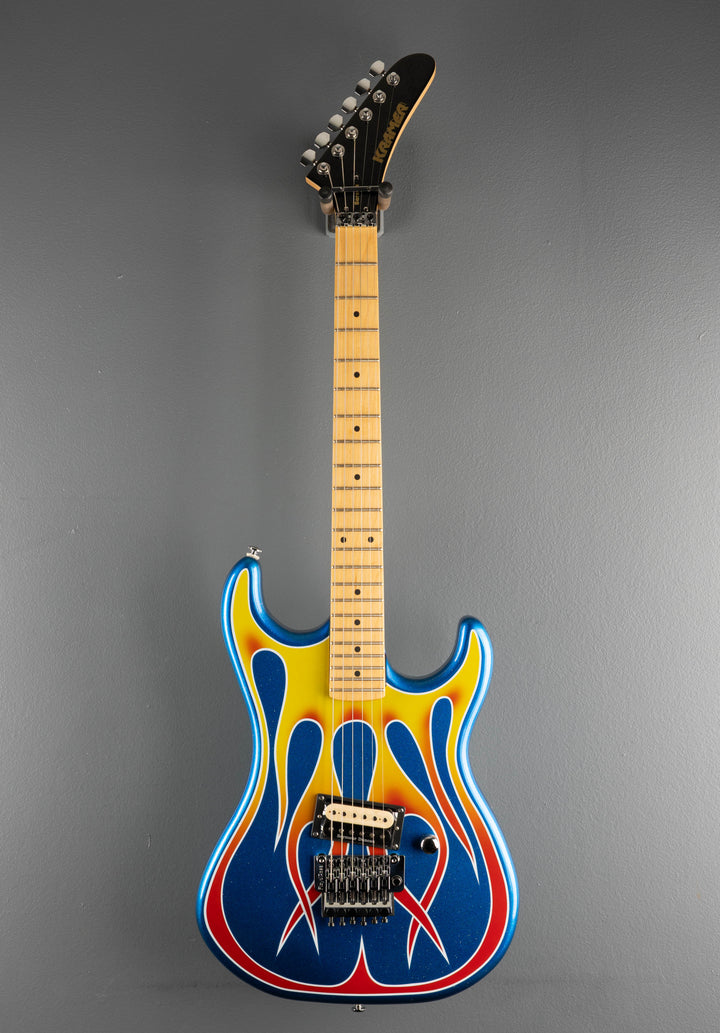 Baretta "Hot Rod" Custom Graphic - Blue Sparkle Flames