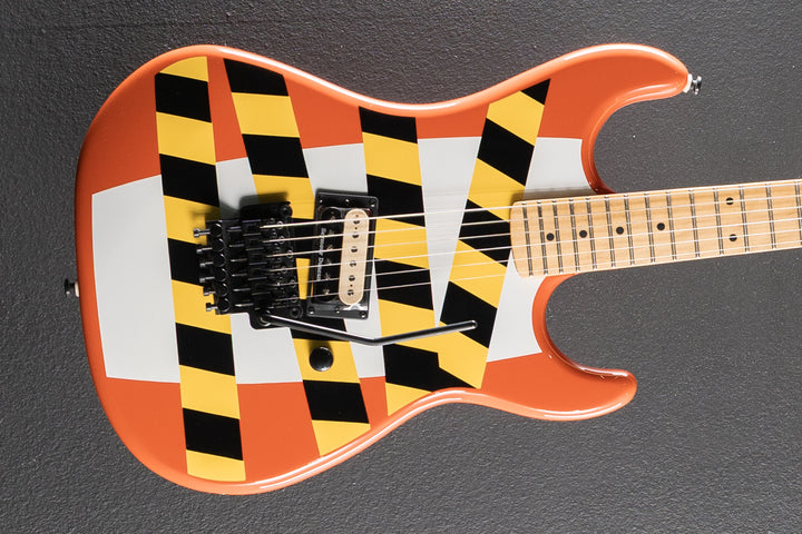 Baretta "Danger Zone" Custom Graphic - Warning Tape on White Red