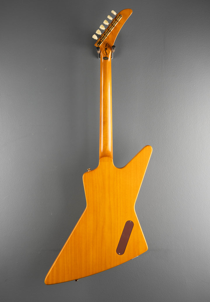 1958 Korina Explorer (Black Pickguard) Left Hand - Aged Natural