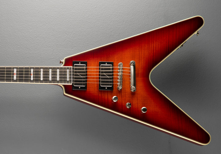 Flying V Prophecy Left Hand - Aged Bengal Tiger Burst
