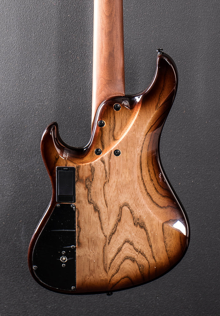 Mode MDM1305 5 String Bass - Natural Stained Amber Burst