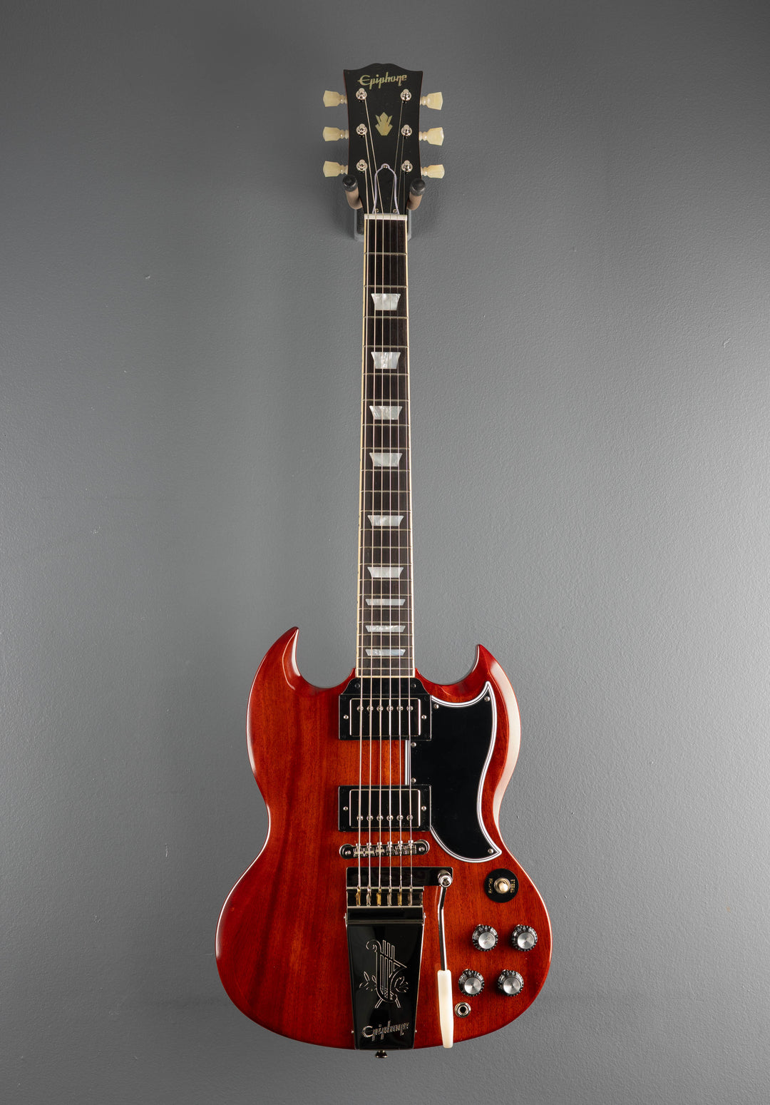 "Inspired by Gibson Custom" 1964 SG Standard Reissue w/Maestro Vibrola - Cherry Red