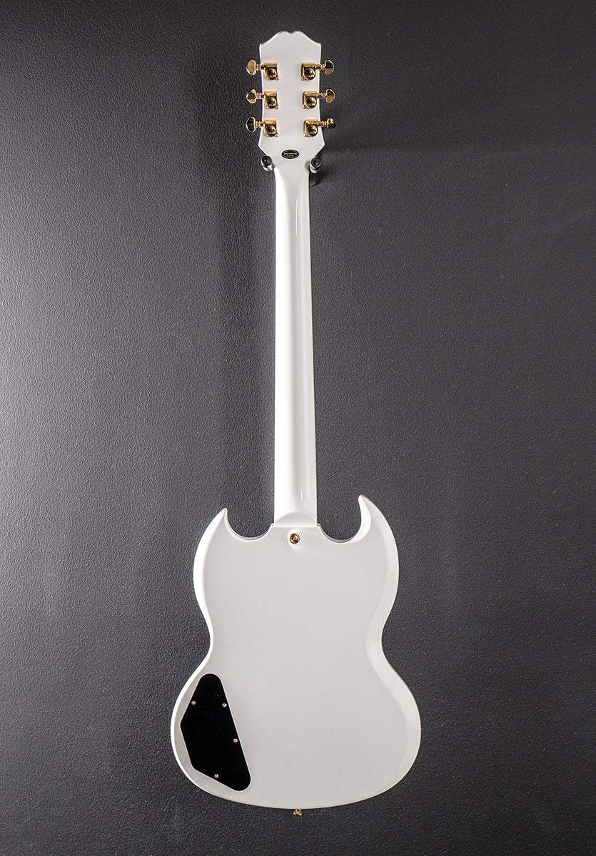 "Inspired by Gibson Collection" SG Custom - Alpine White
