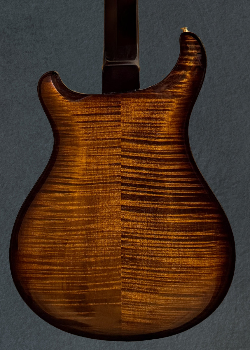 Hollowbody II Piezo 10 Top - Black Gold Wraparound Burst