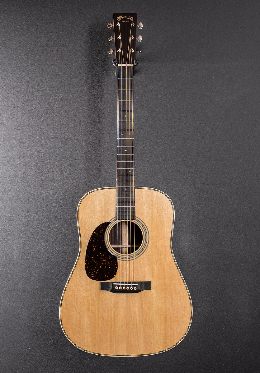 New for 2025 HD-28E w/Fishman Aura VT Blend Left Hand- Gloss Natural