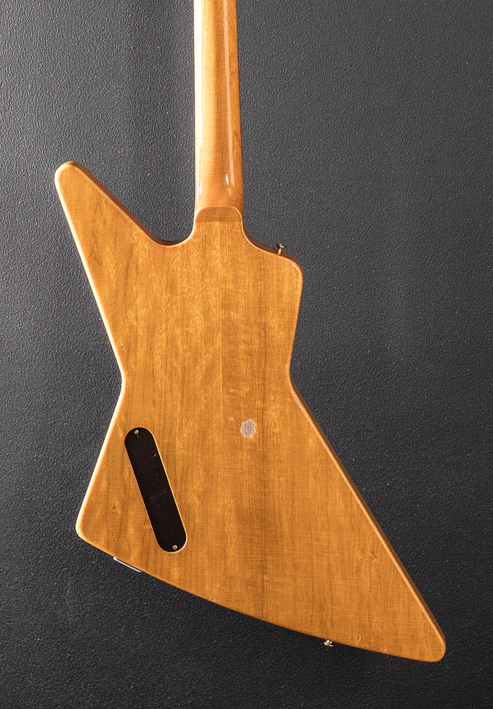 1958 Korina Explorer Reissue (White Pickguard) Heavy Aged - Antique Natural