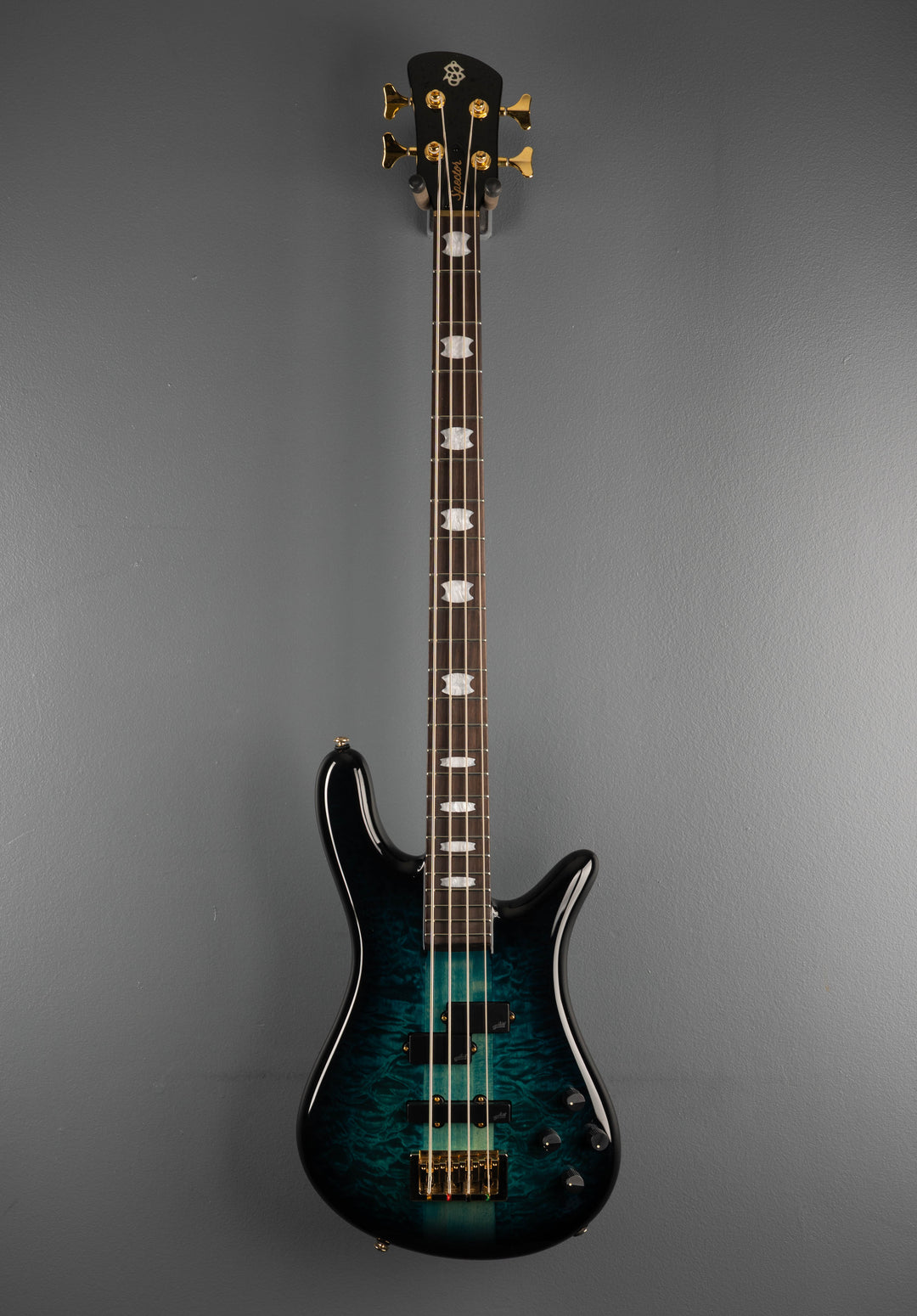Icon NS-2 Neck Through - Black and Blue