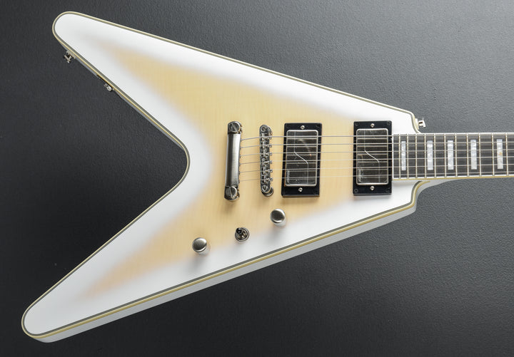 Prophecy Flying V - Aged White Tiger Burst