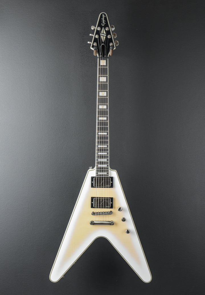 Prophecy Flying V - Aged White Tiger Burst
