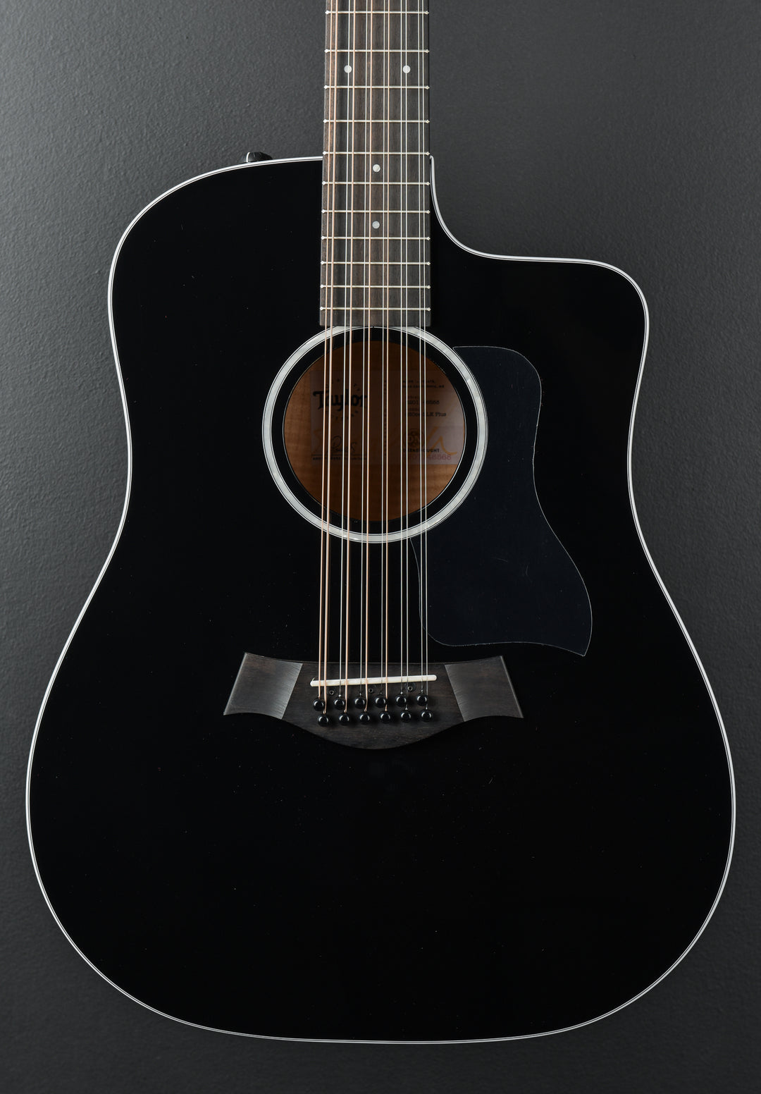 250CE-BLK Plus 12 String