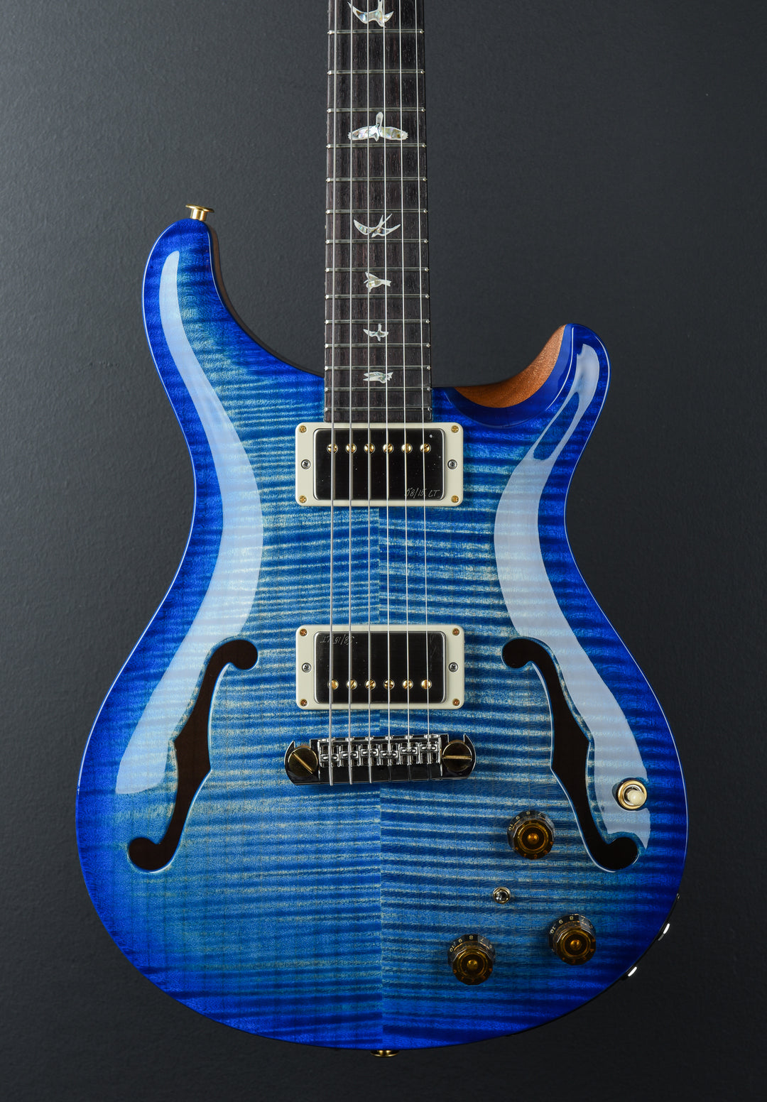 Hollowbody II Piezo 10 Top - Faded Blue Wrap Burst/Natural Middle