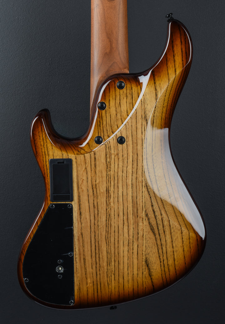 Mode MDM1305 5 String Bass - Natural Stained Amber Burst