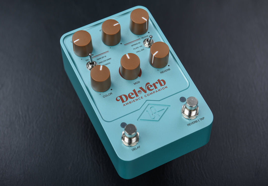 Del-Verb Ambience Companion Reverb and Delay Pedal
