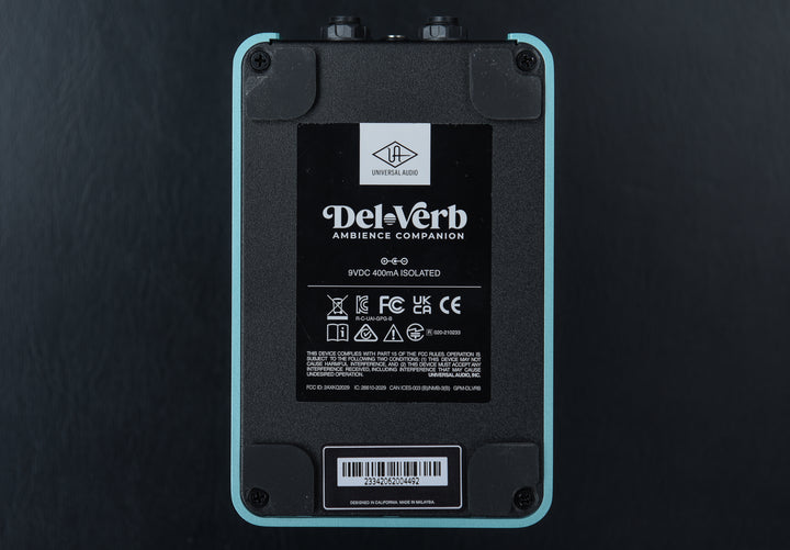 Del-Verb Ambience Companion Reverb and Delay Pedal