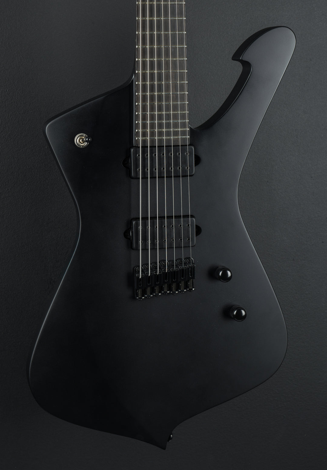 Iron Label Iceman 7 String - Black Flat