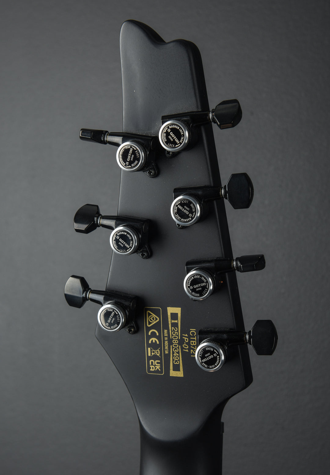 Iron Label Iceman 7 String - Black Flat