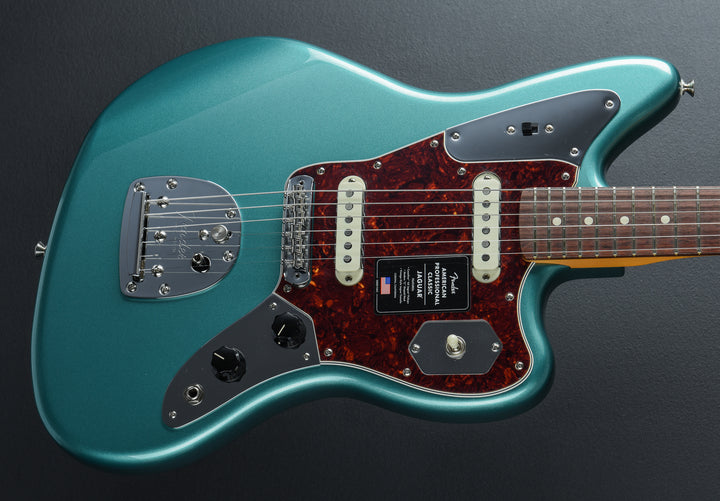 American Professional Classic Jaguar - Faded Sherwood Green Metallic w/Rosewood Fingerboard