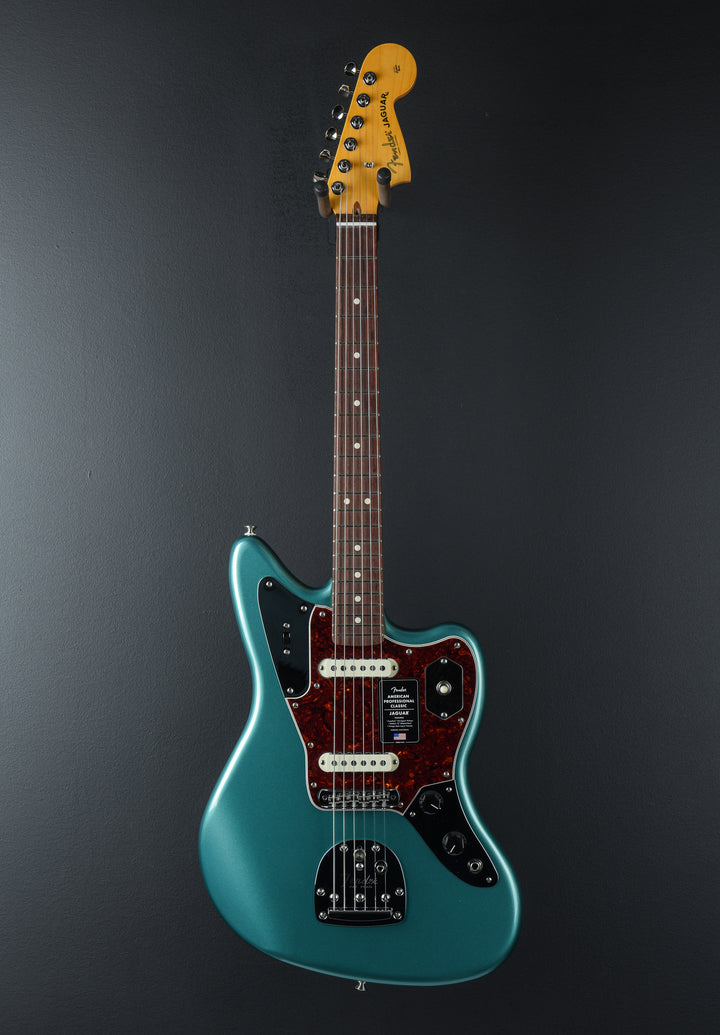 American Professional Classic Jaguar - Faded Sherwood Green Metallic w/Rosewood Fingerboard