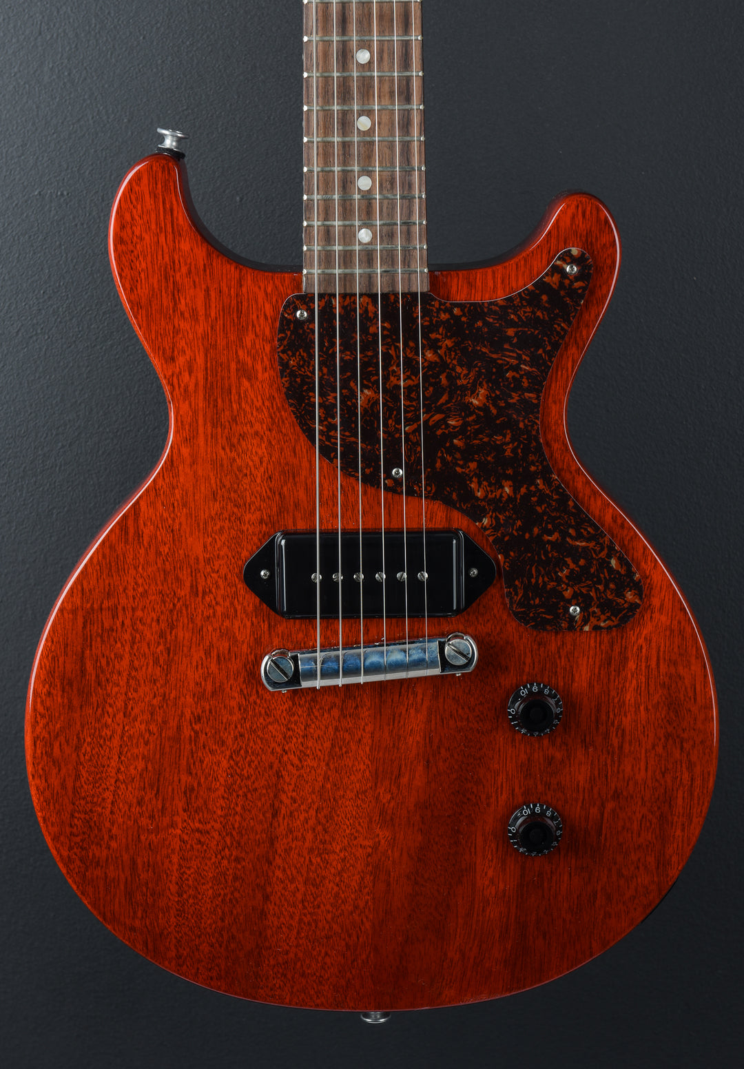 Les Paul Junior Double Cutaway - Vintage Cherry w/Tortoise Pickguard
