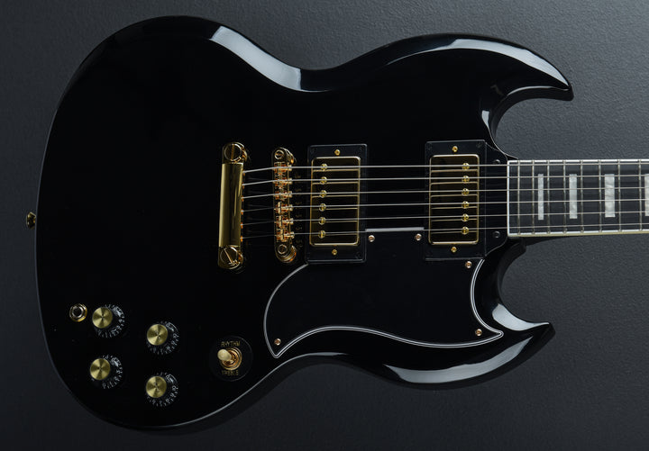 "Inspired by Gibson Collection" SG Custom - Ebony