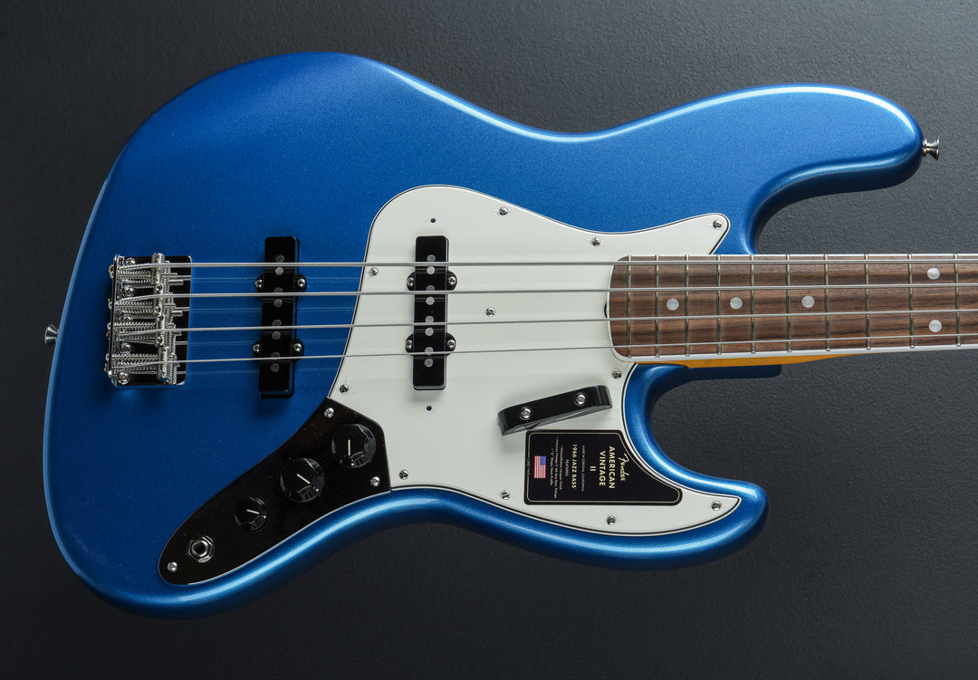 American Vintage II 1966 Jazz Bass - Lake Placid Blue
