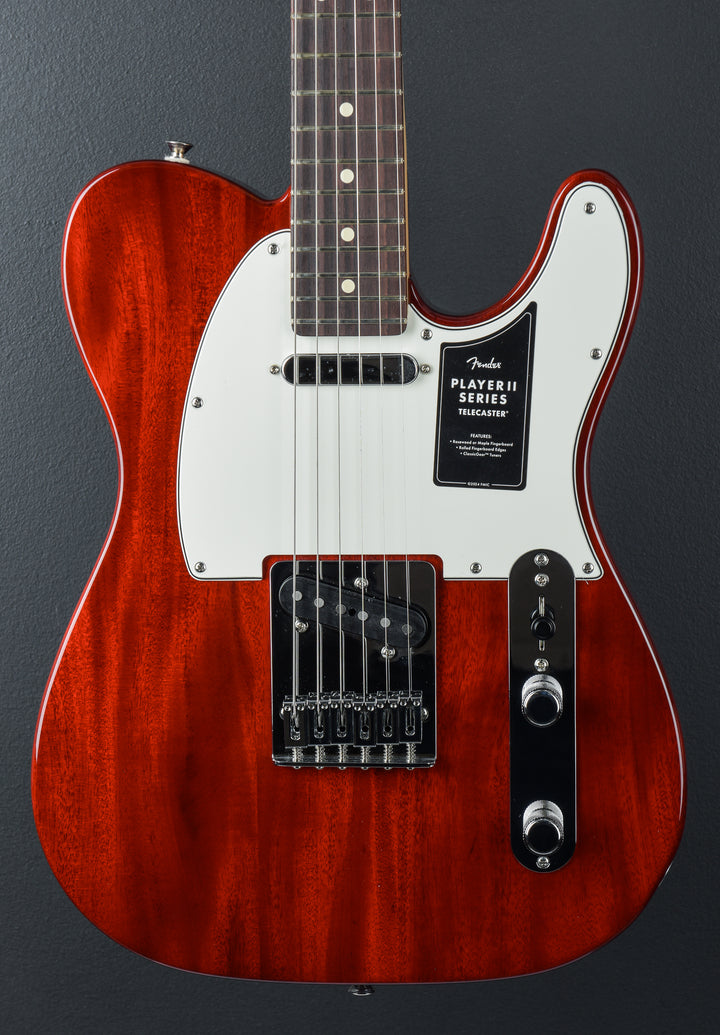 Player II Telecaster - Transparent Cherry