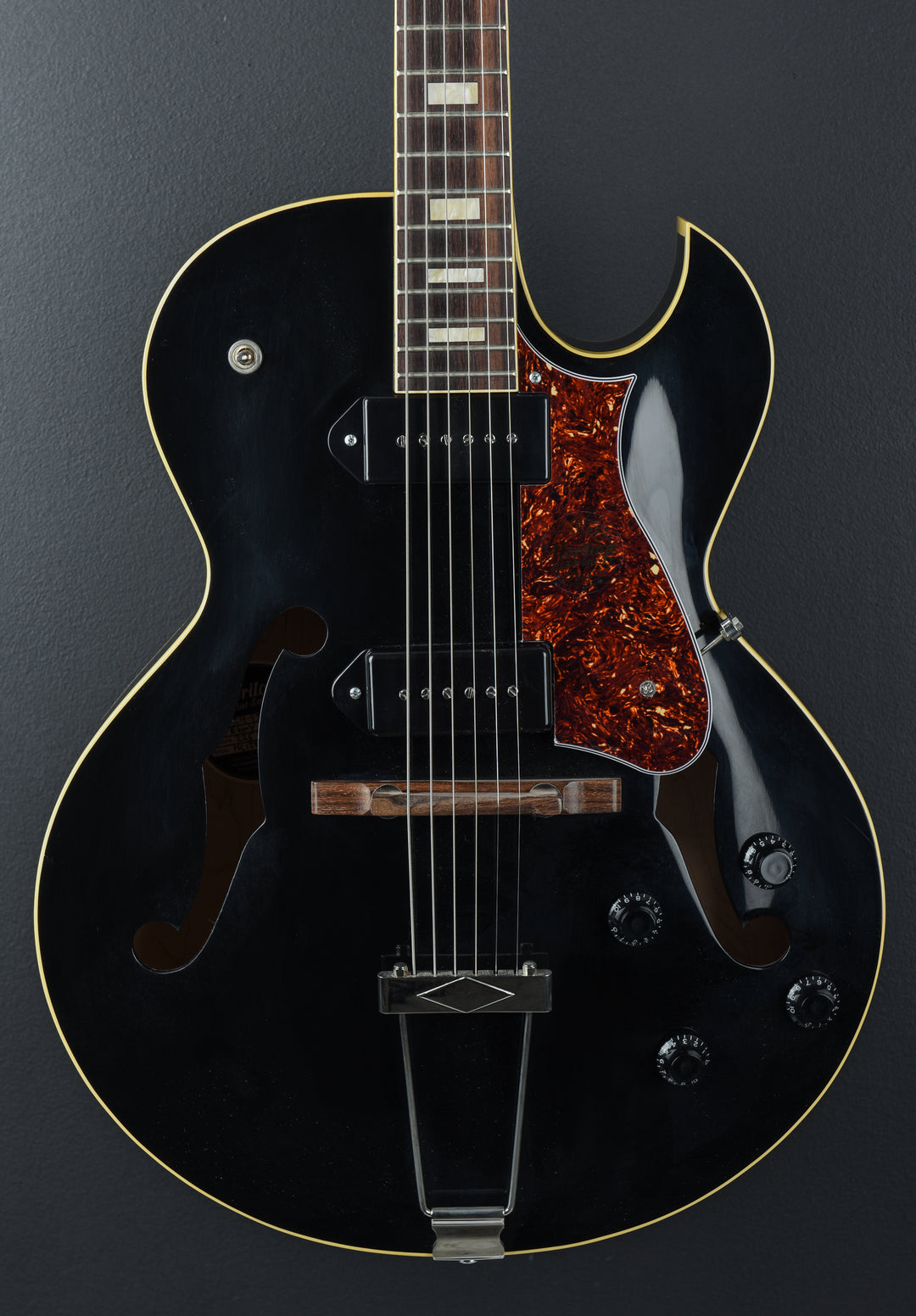 Custom Shop Factory Special H-575 with Dogear P90s - Ebony