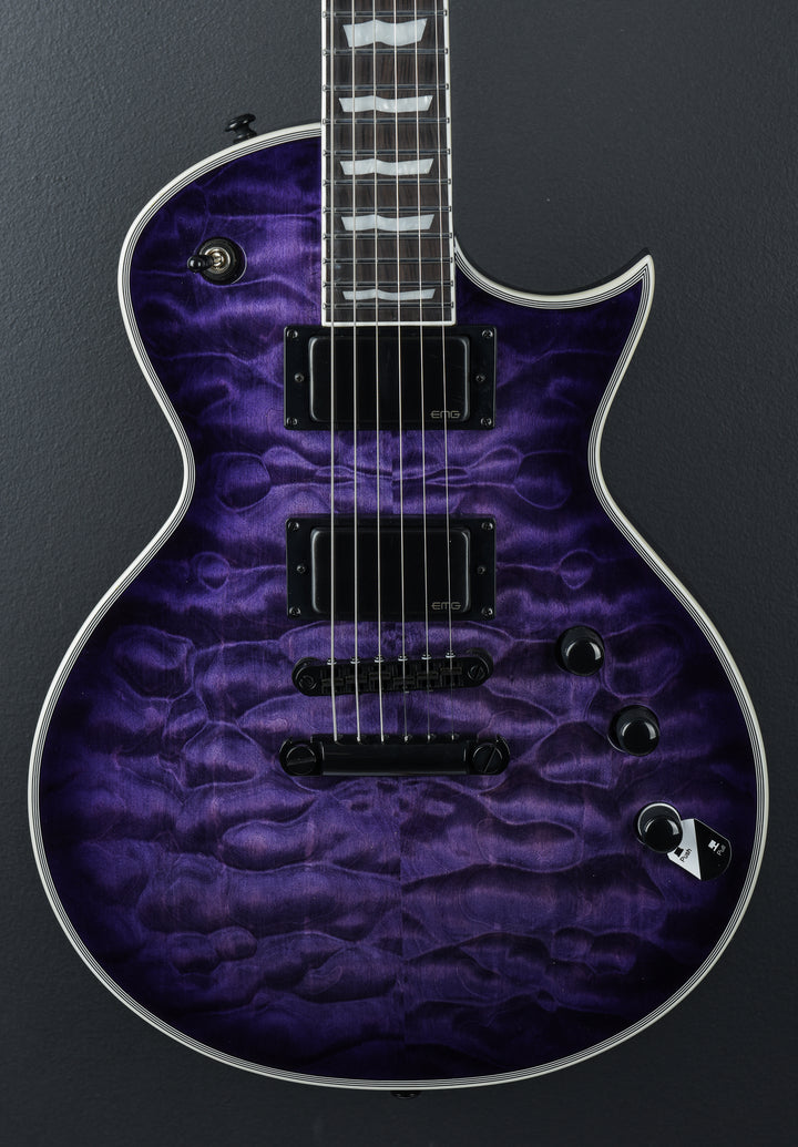 EC-1000 QM - See Thru Purple Sunburst