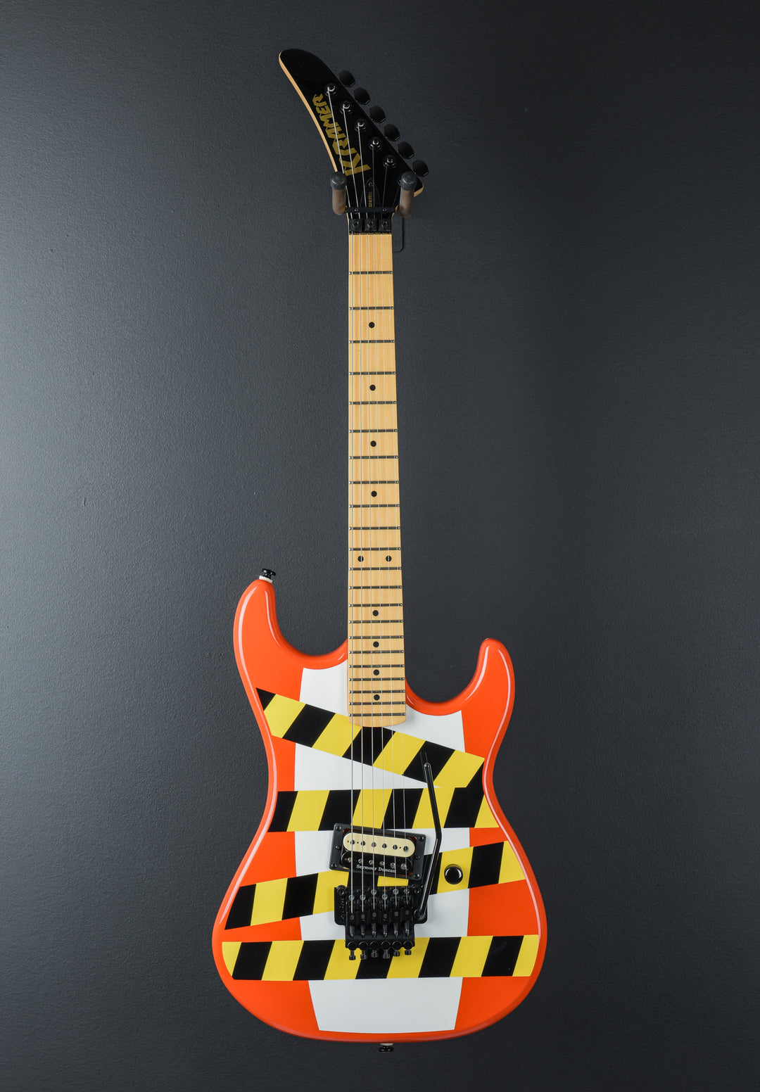 Baretta "Danger Zone" Custom Graphic - Warning Tape on White Red