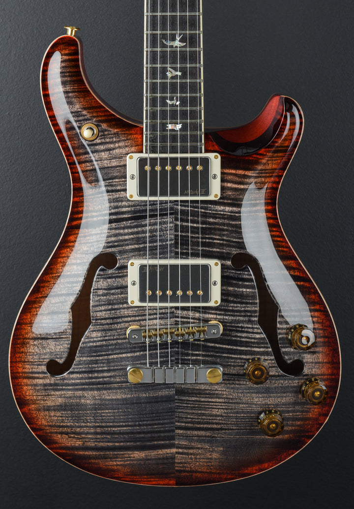 McCarty 594 Hollowbody II 10 Top - Charcoal Cherry Burst