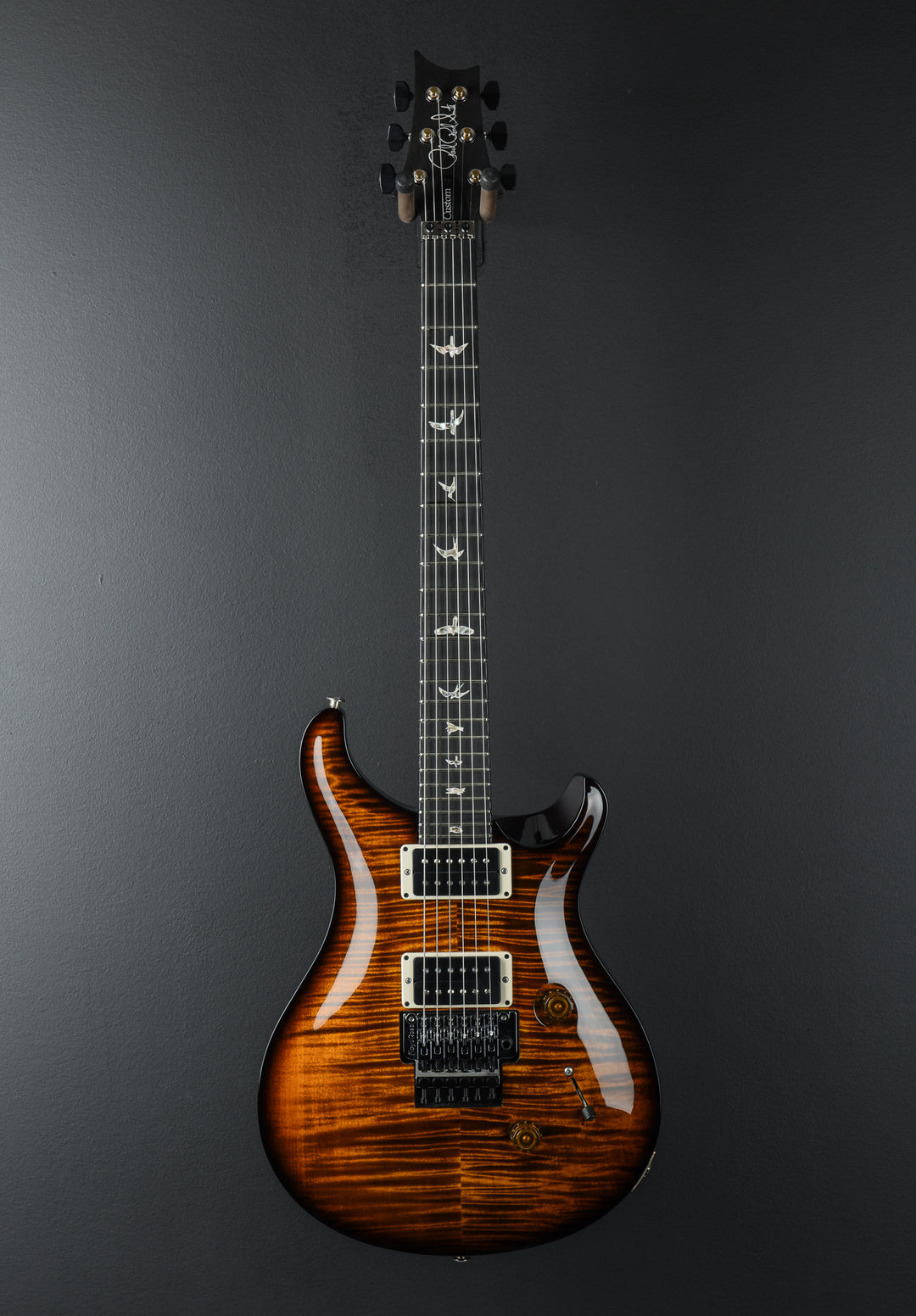Custom 24 "Floyd" 10 Top - Black Gold Wraparound Burst
