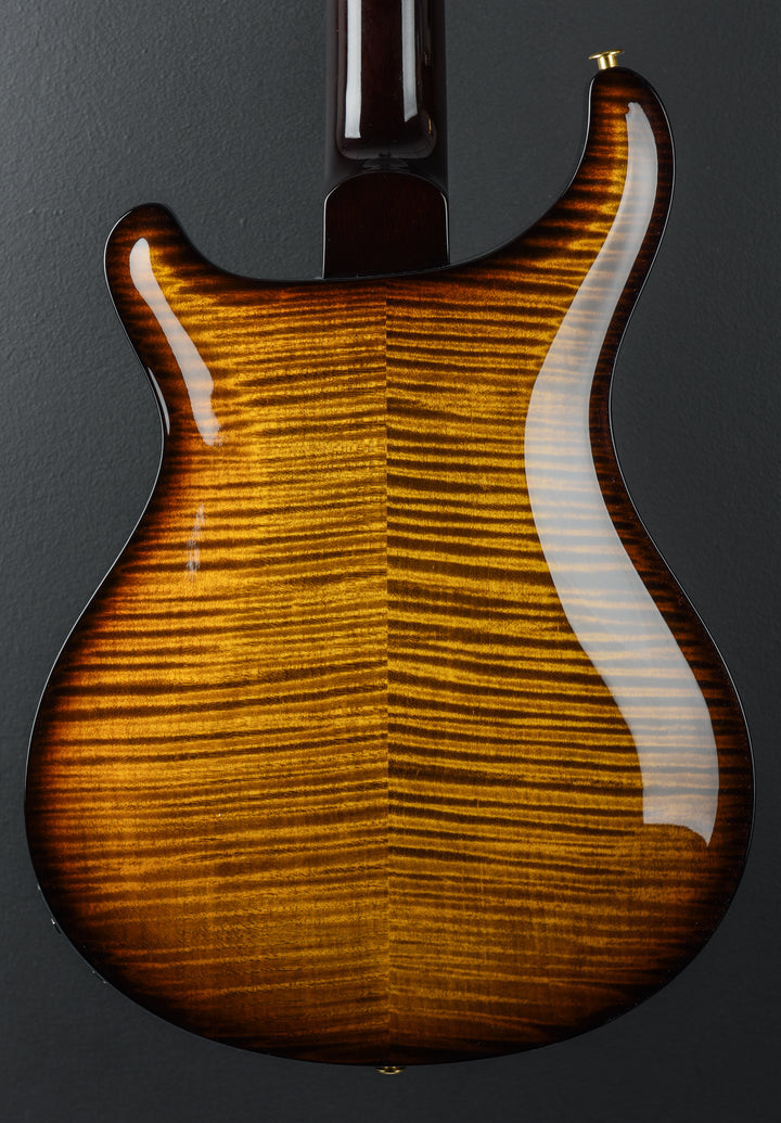Hollowbody II Piezo 10 Top - Black Gold Wraparound Burst