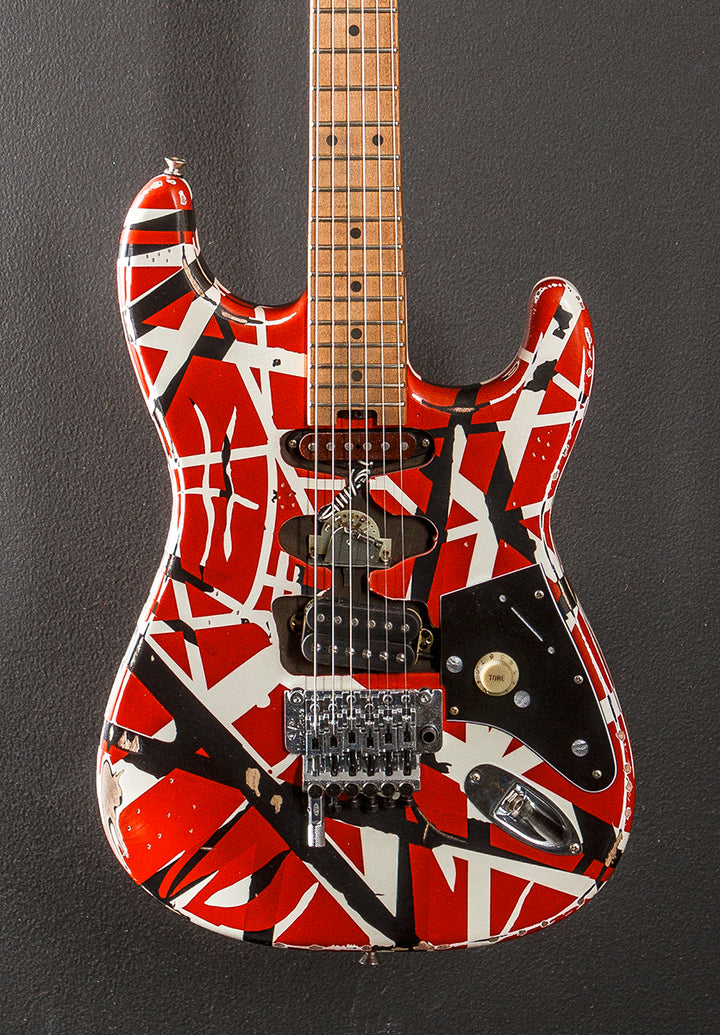 Striped Series Frankenstein Frankie - Red w/Black and White Stripes