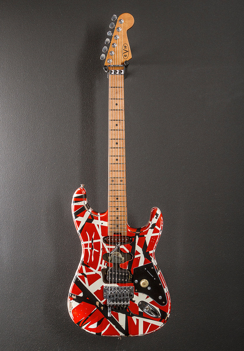 Striped Series Frankenstein Frankie - Red w/Black and White Stripes