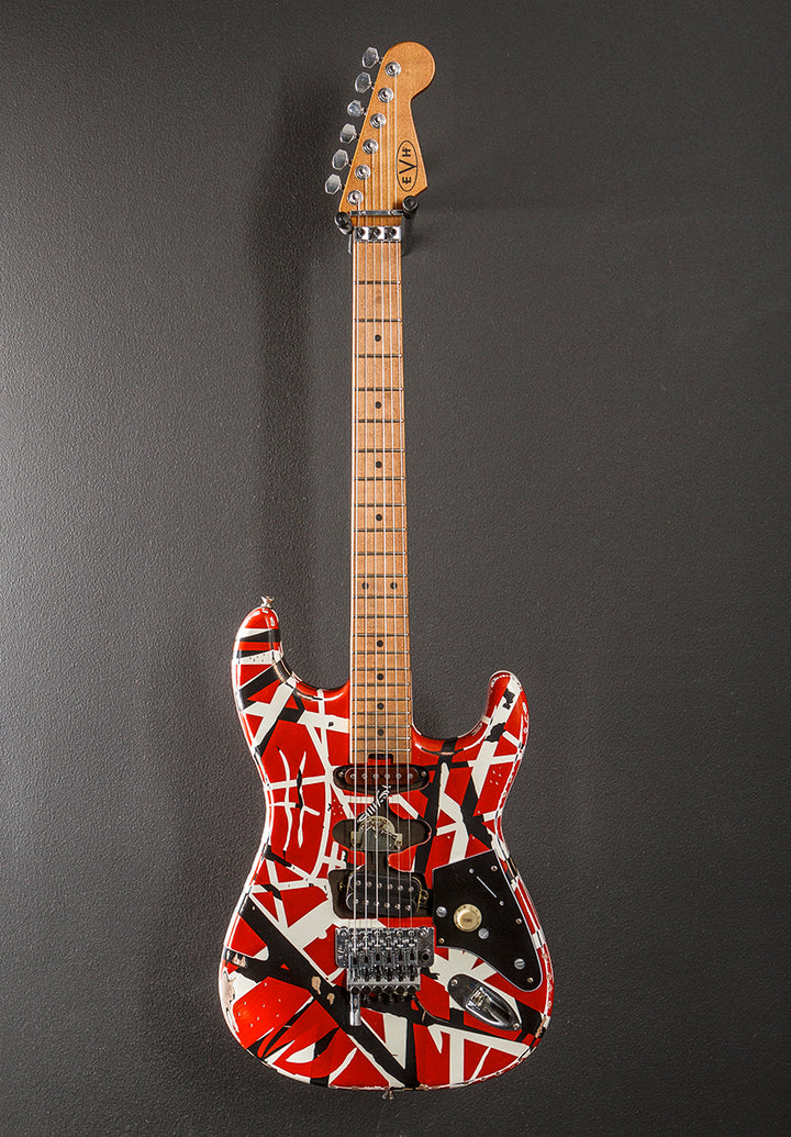 Striped Series Frankenstein Frankie - Red w/Black and White Stripes