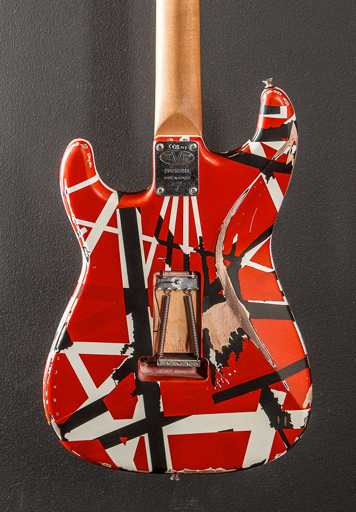 Striped Series Frankenstein Frankie - Red w/Black and White Stripes