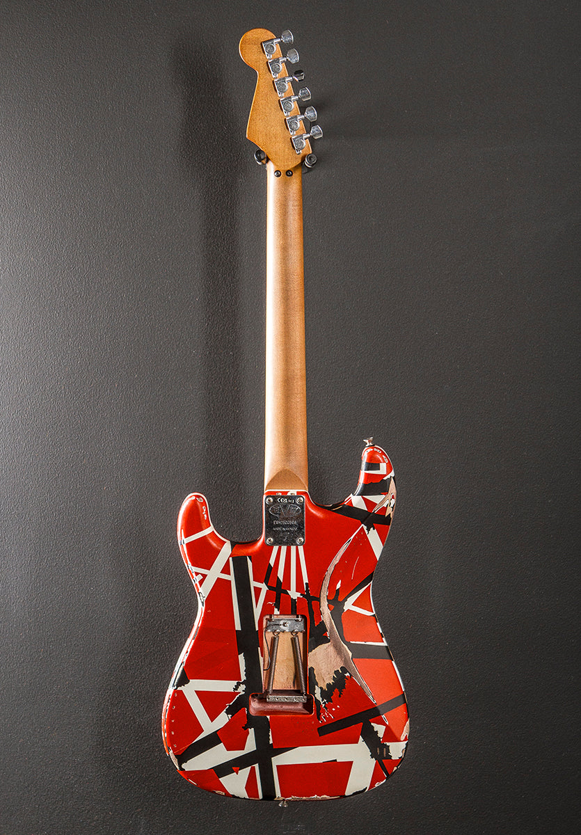 Striped Series Frankenstein Frankie - Red w/Black and White Stripes